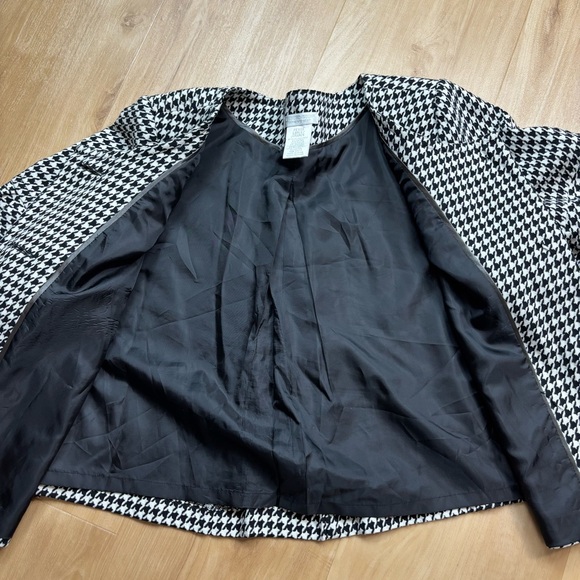Worthington Black and White Pea Coat - Picture 4 of 12